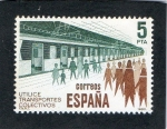 Sellos de Europa - Espa�a -  2562- UTILICE TRANSPORTES COLECTIVOS- METRO