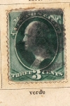 Stamps America - United States -  Presidente Washington Ed 1870