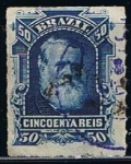 Stamps Brazil -  Scott  70  Emperador Don Pedro