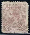 Stamps Brazil -  Scott  90  Emperador Don Pedro