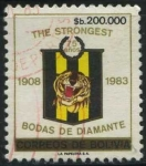 Stamps Bolivia -  S720 - 75 Aniv. Equipo de Futbol 