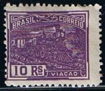 Sellos de America - Brasil -  Scott  236  Ferrocarril (2)