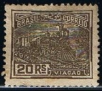 Sellos de America - Brasil -  Scott  237  Ferrocarril