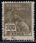 Stamps Brazil -  Scott  249   Mercurio (3)