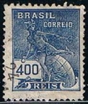 Stamps Brazil -  Scott  251  Mercurio (2)