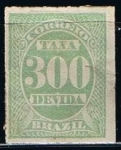 Stamps Brazil -  Scott  J14  Cifras