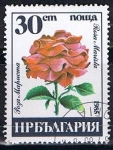 Sellos del Mundo : Europe : Bulgaria : Scott  3078  Rosa marista (6)