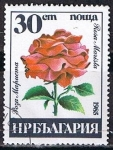 Stamps Bulgaria -  Scott  3078  Rosa marista (9)