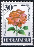 Sellos del Mundo : Europe : Bulgaria : Scott  3078  Rosa marista (10)