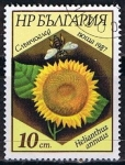 Sellos de Europa - Bulgaria -  Scott  3267  Girasol (2)