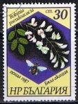 Sellos del Mundo : Europe : Bulgaria : Scott  3268  Robinia pseudoacacia (7)