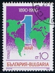 Stamps Bulgaria -  Scott  3536  Dia del Trabajo