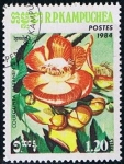 Stamps Cambodia -  Scott  515  Couroupita