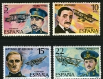 Stamps Spain -  Pioneros de la aviación