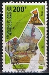 Stamps Cameroon -  Scott  936  Mapa y Escenas