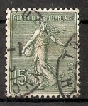 Stamps France -  Sembradora (fondo de líneas)