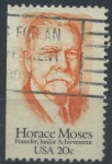 Stamps United States -  Horace Moses