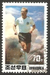 Stamps North Korea -  2130 - Karl Heinz Rummenigge, futbolista