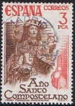 Sellos de Europa - Espa�a -  AÑO SANTO COMPOSTELANO 1976. VIRGEN PEREGRINA, PONTEVEDRA