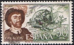 Sellos de Europa - Espa�a -  PERSONAJES ESPAÑOLES. JUAN SEBASTIAN ELCANO