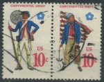 Stamps United States -  S1565-66 - Uniformes Armada y Naval