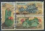 Stamps United States -  S1942-43-44 - Cactus