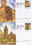 Sellos de Europa - Espa�a -  TARJETAS ENTERO POSTALES TURISMO 80 MAT. PD BARCELONA