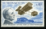 Stamps Monaco -  1er Vuelo sobre el Mediterraneo