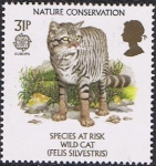 Stamps United Kingdom -  EUROPA 1986. GATO MONTÉS