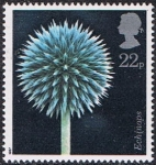 Sellos de Europa - Reino Unido -  FLORA 1987. CARDO YESQUERO. (ECHINOPS RITRO)