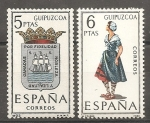 Stamps : Europe : Spain :  Escudo y traje típico (Guipuzcoa)