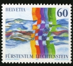 Stamps Liechtenstein -  Pintura