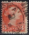 Stamps Canada -  Scott  37b  Reina Victoria (5)