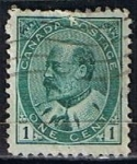 Sellos de America - Canad� -  Scott  89  Rey Edward VII (4)