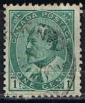 Stamps Canada -  Scott  89  Rey Edward VII (8)