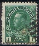 Stamps Canada -  Scott  104  Rey George V (12)