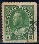 Sellos de America - Canad� -  Scott  107  Rey George V (2)