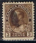 Sellos de America - Canad -  Scott  108  Rey George V (9)