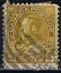 Stamps Canada -  Scott  110 Rey George  V (3)