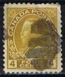 Stamps Canada -  Scott  110 Rey George  V (4)