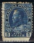 Sellos de America - Canad� -  Scott  111  Rey George V (2)