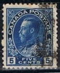 Sellos de America - Canad -  Scott  111  Rey George V (3)