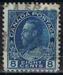 Stamps Canada -  Scott  115  Rey George V (2)