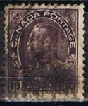 Stamps Canada -  Scott  118 Rey George V (3)