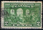 Stamps Canada -  Scott  142 Los Padres de la Confederacion (2)