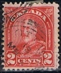 Stamps Canada -  Scott  165  Rey George V