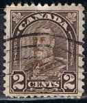 Stamps Canada -  Scott  166  Rey George V (4)