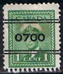 Sellos de America - Canad� -  Scott  249  Rey George VI (3)