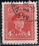 Stamps Canada -  Scott  254  Rey George VI (2)