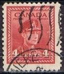 Stamps Canada -  Scott  254  Rey George VI (8)